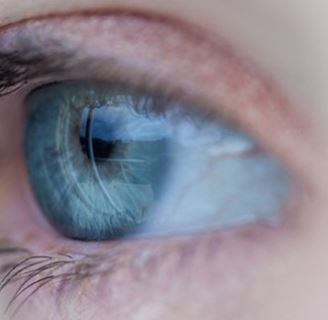 Close up of a human eye.
